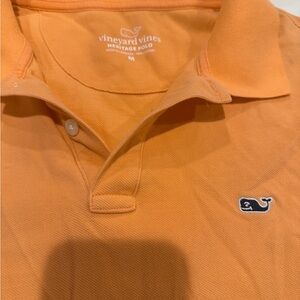 Vineyard Vines Heritage Polo in Bright Orange